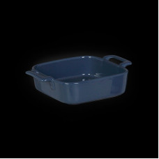 Форма для запекания с двумя ручками синяя Colore "Corone" 130х130х40мм [LQ-SK0036-A6855]